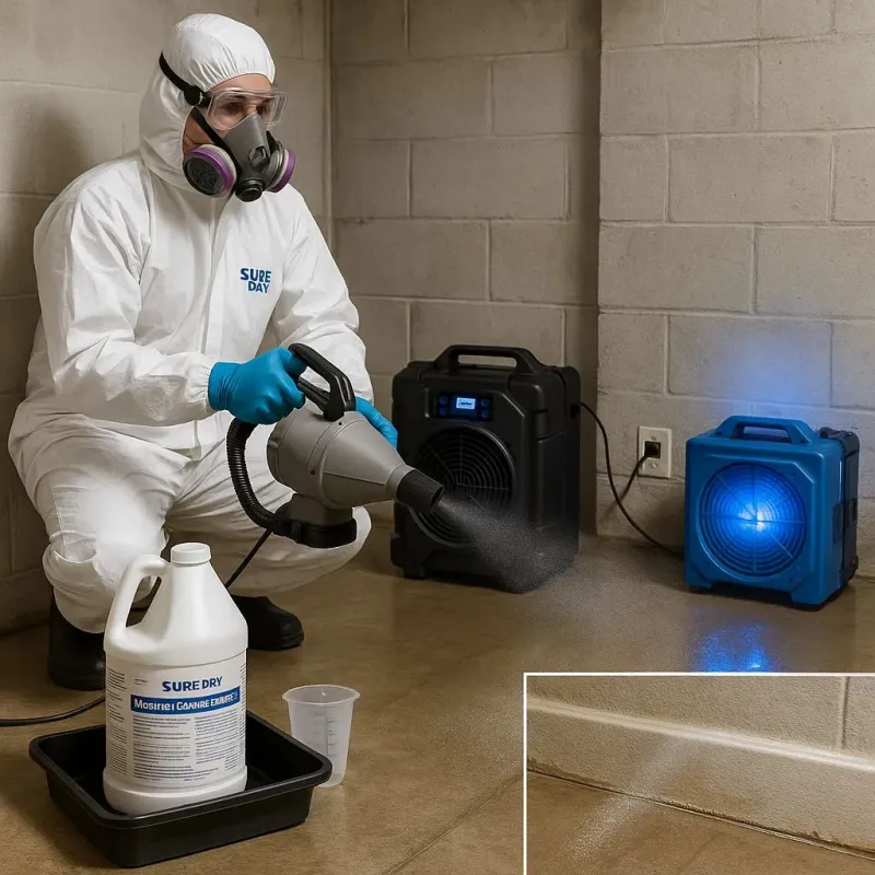 Sanitization and Odor Removal process in Bowleys Quarters, MD