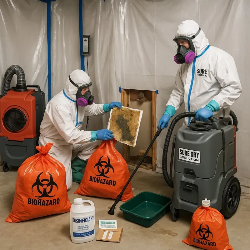 Contaminated Water Handling Protocols process in Bowleys Quarters, MD